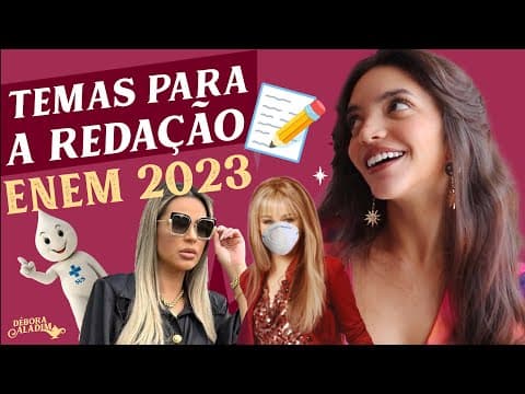 Thumbnail da aula: TEMAS PARA A REDAÇÃO DO ENEM 2023! 🚀✍️📖