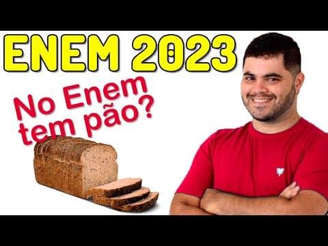 Thumbnail da aula: 🔥 ENEM 2023 MATEMÁTICA 136: Alguns estudos comprovam que os carboidratos (questão do pão) ARITMÉTICA