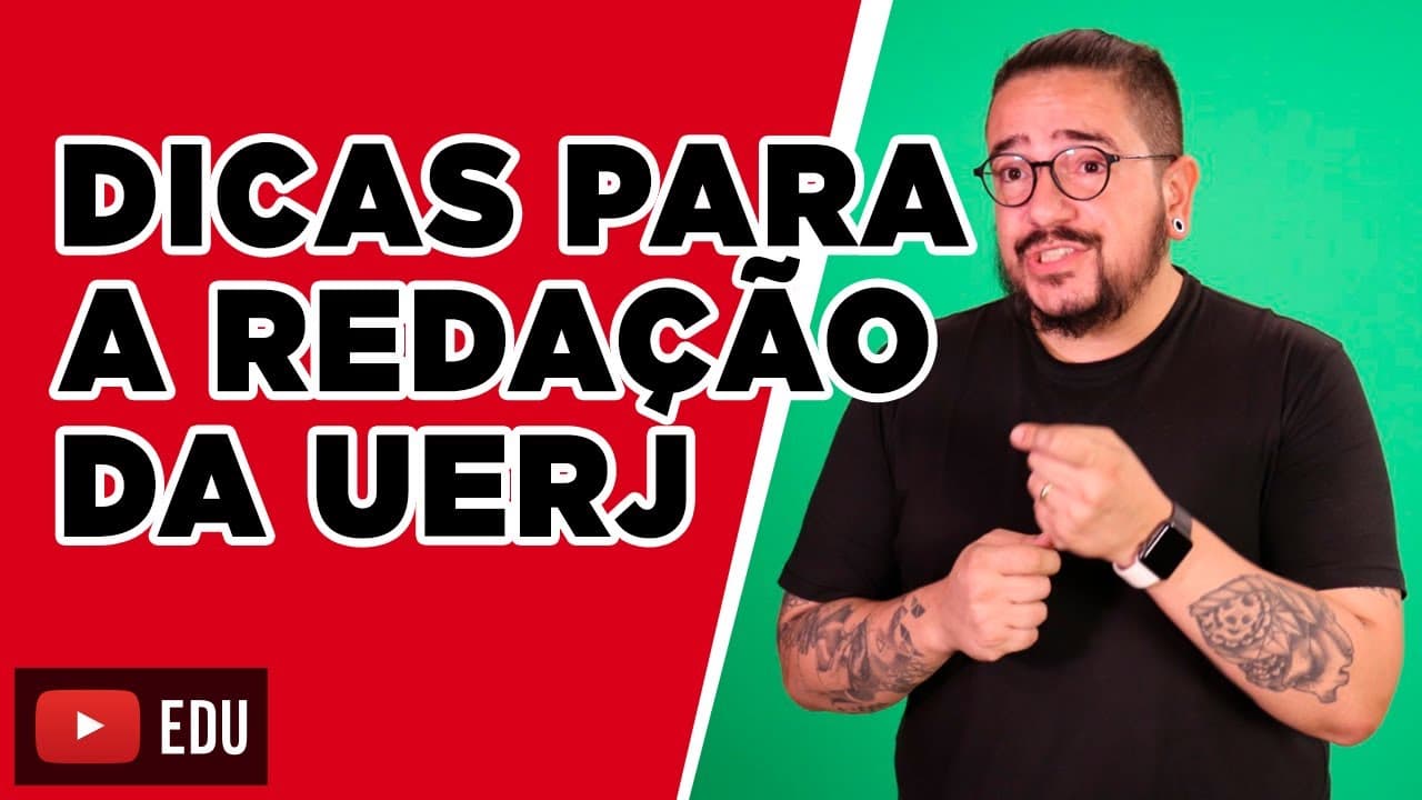 Thumbnail: Dicas para a redação da UERJ | Aprendi com o Papai