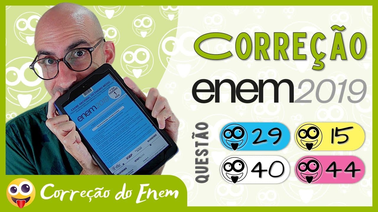 Thumbnail: [CORREÇÃO DO ENEM] Questão 29 - Enem 2019 - Prova azul ▷ Instrumento de comunicação entre pessoas