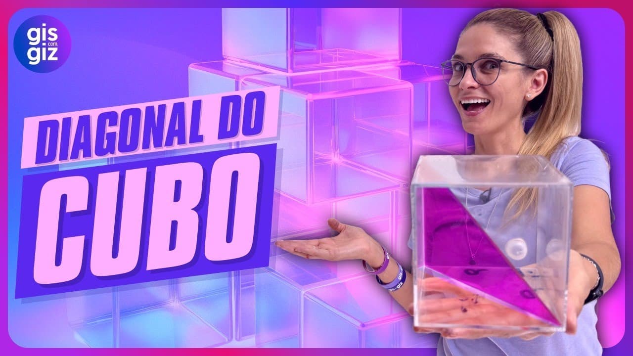 Thumbnail: DIAGONAL DO CUBO | COMO CALCULAR O DIAGONAL DO CUBO? |