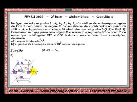Thumbnail da aula: FUVEST USP 2007 MAT P2 Q6