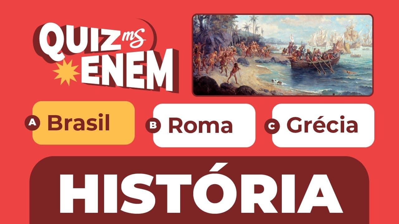 Thumbnail: Treinando Questões | História | QUIZ ENEM | Me Salva! ENEM