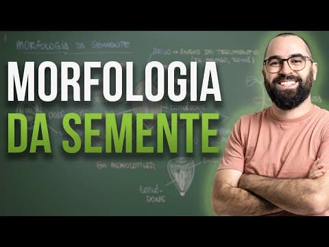 Thumbnail da aula: Morfologia da Semente - Aula 23: Botânica | Prof. Guilherme