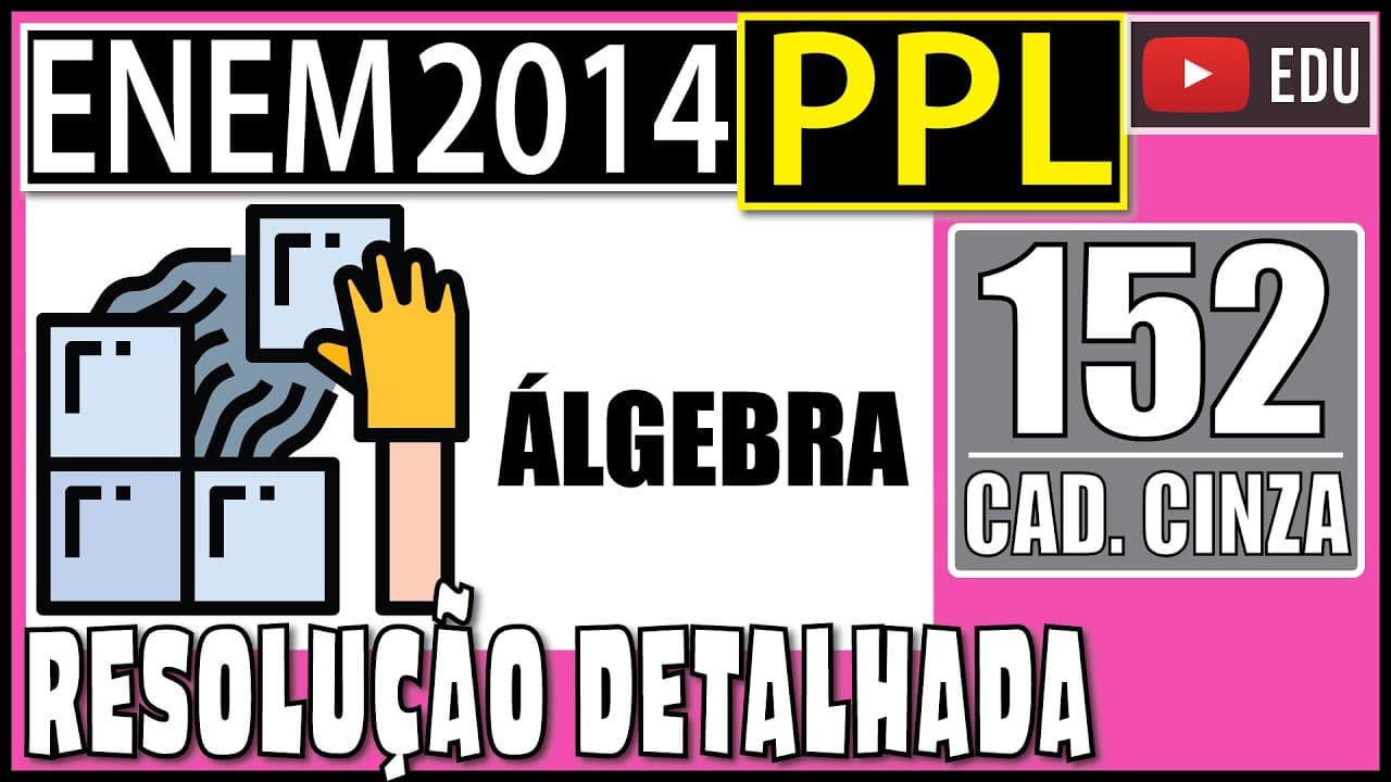 Thumbnail: [ENEM 2014 PPL] 152 📓 ÁLGEBRA Um construtor precisa revestir o piso de uma sala retangular. Para