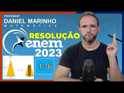 Thumbnail da aula: RESOLUÇÃO DO ENEM 2023 | MATEMÁTICA | CADERNO AZUL - Questão 136