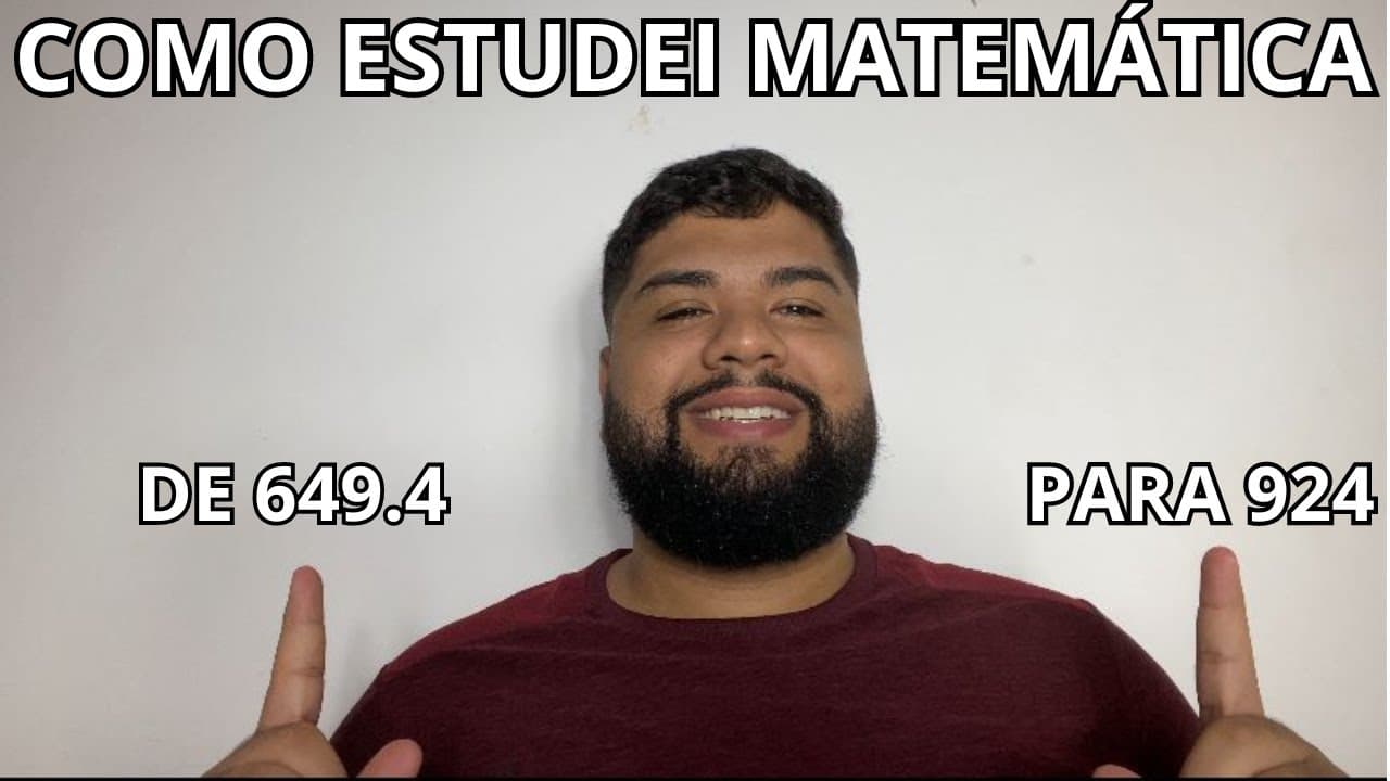 Thumbnail: COMO EU ESTUDEI MATEMÁTICA PARA PASSAR EM MEDICINA