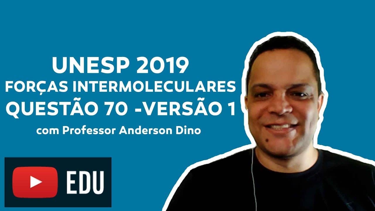 Thumbnail: UNESP 2019 - Questão 70 - Versão 1 - Bioquímica