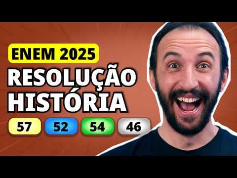 Thumbnail da aula: ENEM 2025 HISTÓRIA – Questão 57 | Não há consenso em torno do nome dado à pandemia, tendo, desde o