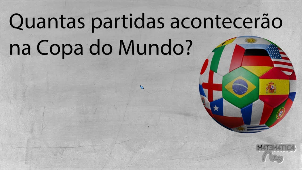 Thumbnail: COPA DO MUNDO: Quantos jogos acontecerão na Copa do Mundo? | Matemática Rio