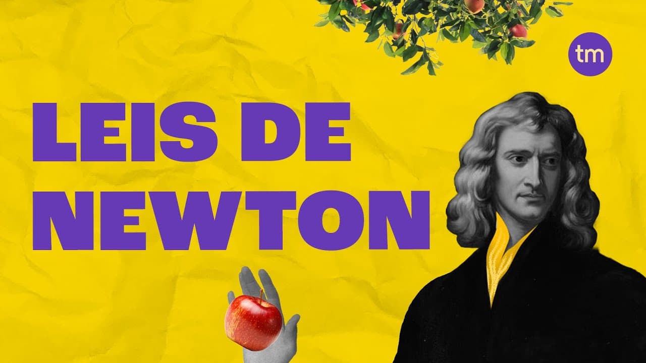 Thumbnail: As 3 LEIS DE NEWTON: Resumo em 5 Minutos!