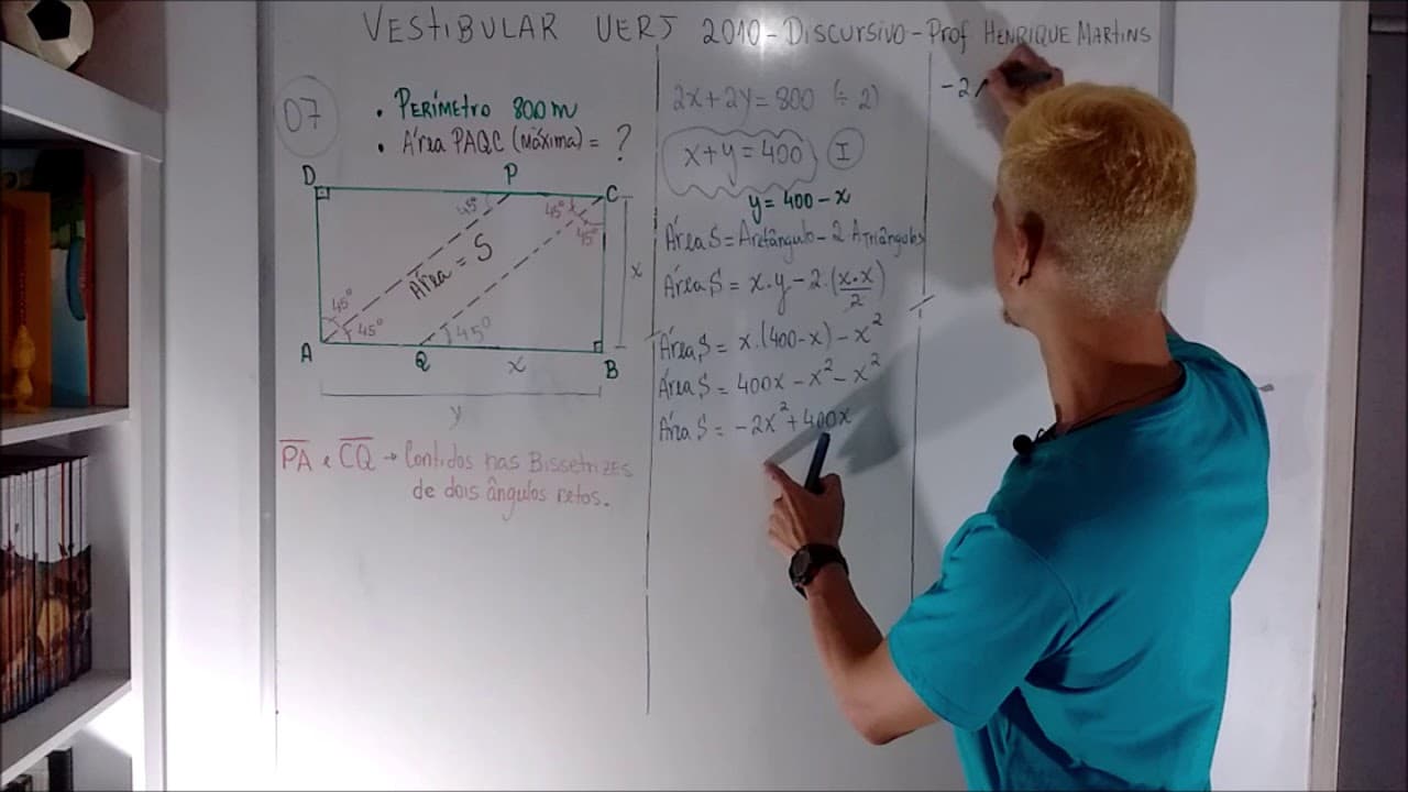 Thumbnail: Questão 07 - Vestibular UERJ   2010 Discursivo