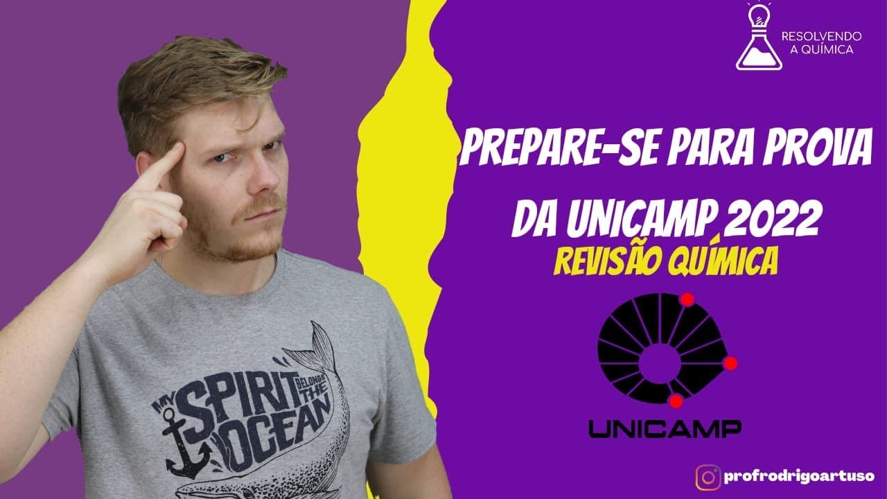 Thumbnail: Revisão Química UNICAMP 2022
