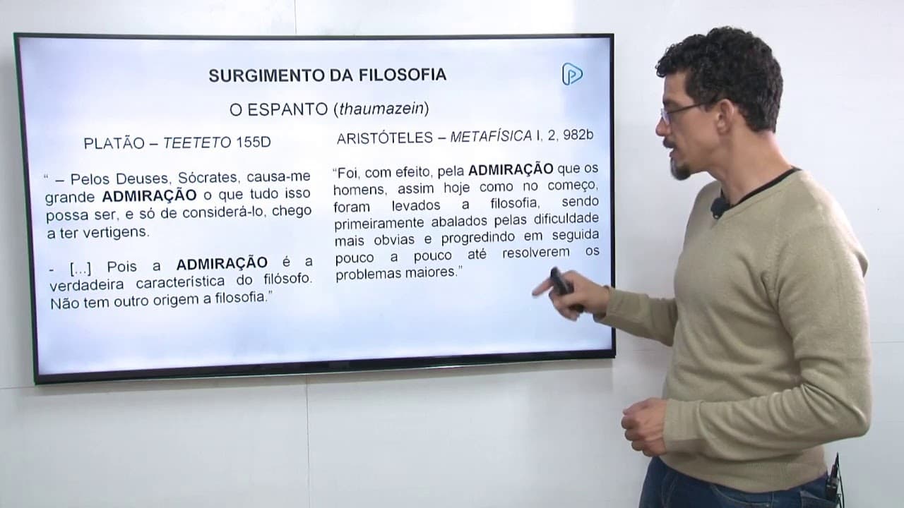 Thumbnail: Filosofia - Vestibular UFU 2020 - Origens da Filosofia -  Prof. Flávio