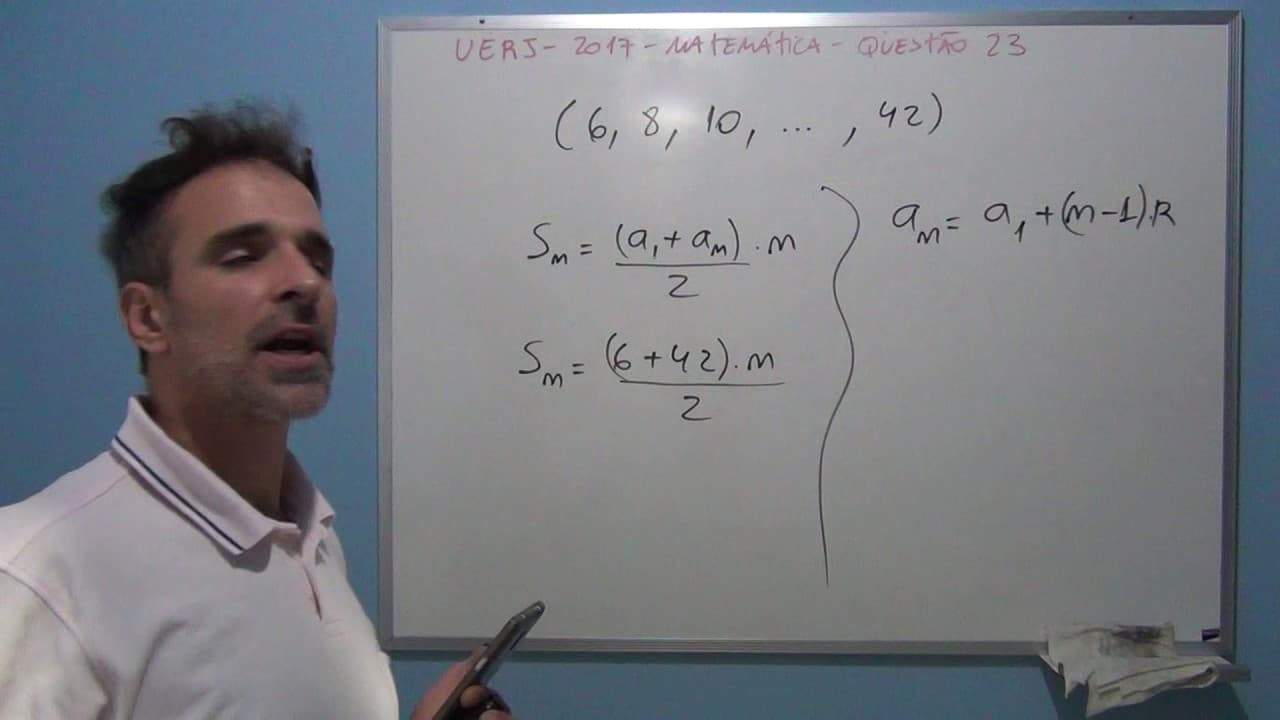 Thumbnail: UERJ 2017 MATEMÁTICA Questão 23