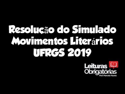 Thumbnail da aula: Resolução do Simulado Movimentos Literários e Autores