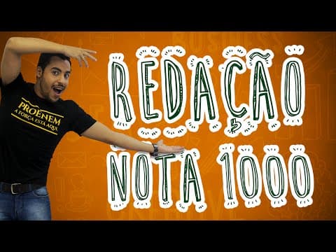 Thumbnail da aula: Redação - Conquiste nota máxima na Redação do ENEM