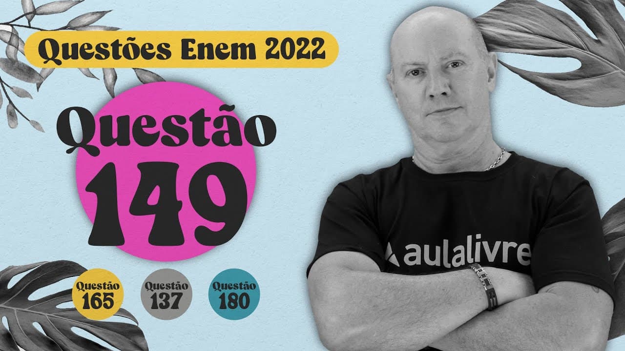 Thumbnail: ENEM 2022 I Geometria espacial I Questão 149