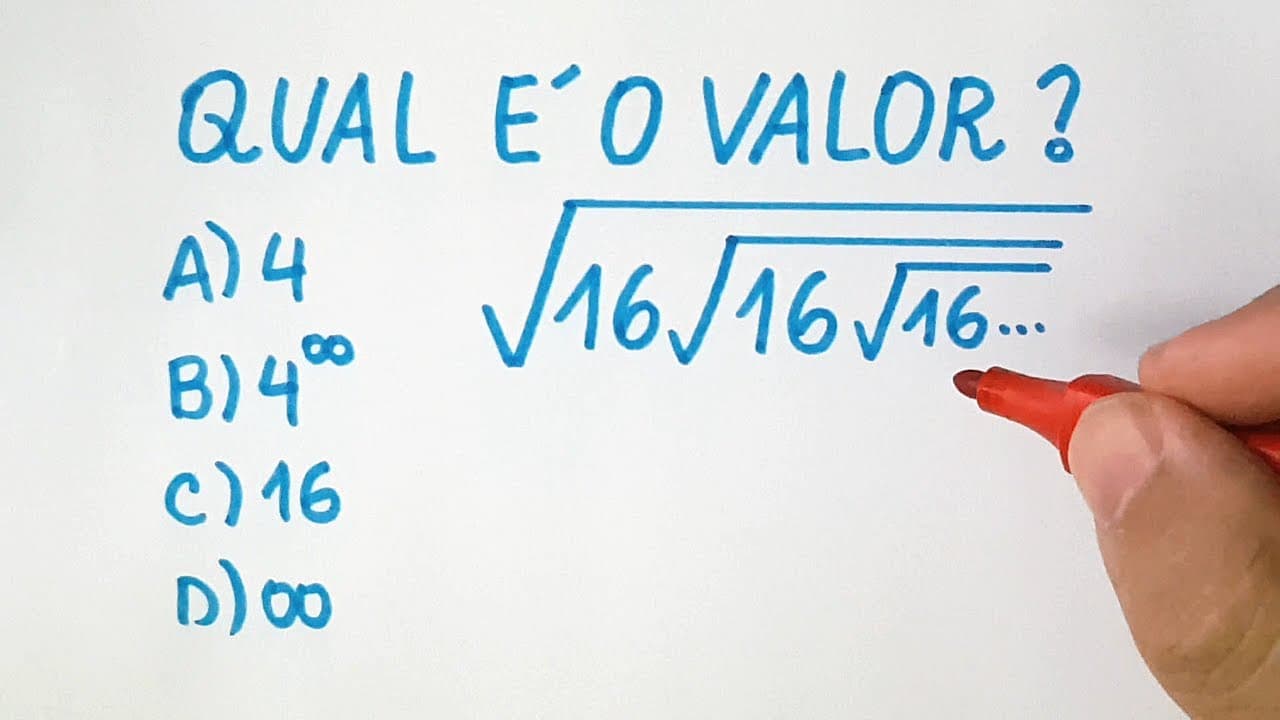 Thumbnail: 🔥 HELP MATEMÁTICA BÁSICA - Expressão Infinita -  #301
