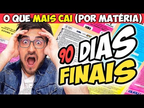 Thumbnail da aula: 🏋️‍♀️ O QUE MAIS CAI NO ENEM (NATUREZA E MATEMÁTICA) - Umberto Mannarino MESTRES DO ENEM