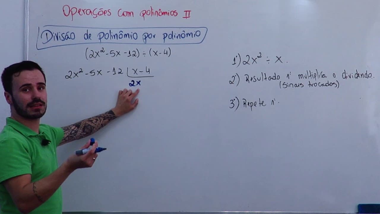 Thumbnail: Matemática - Operação com Polinômio II