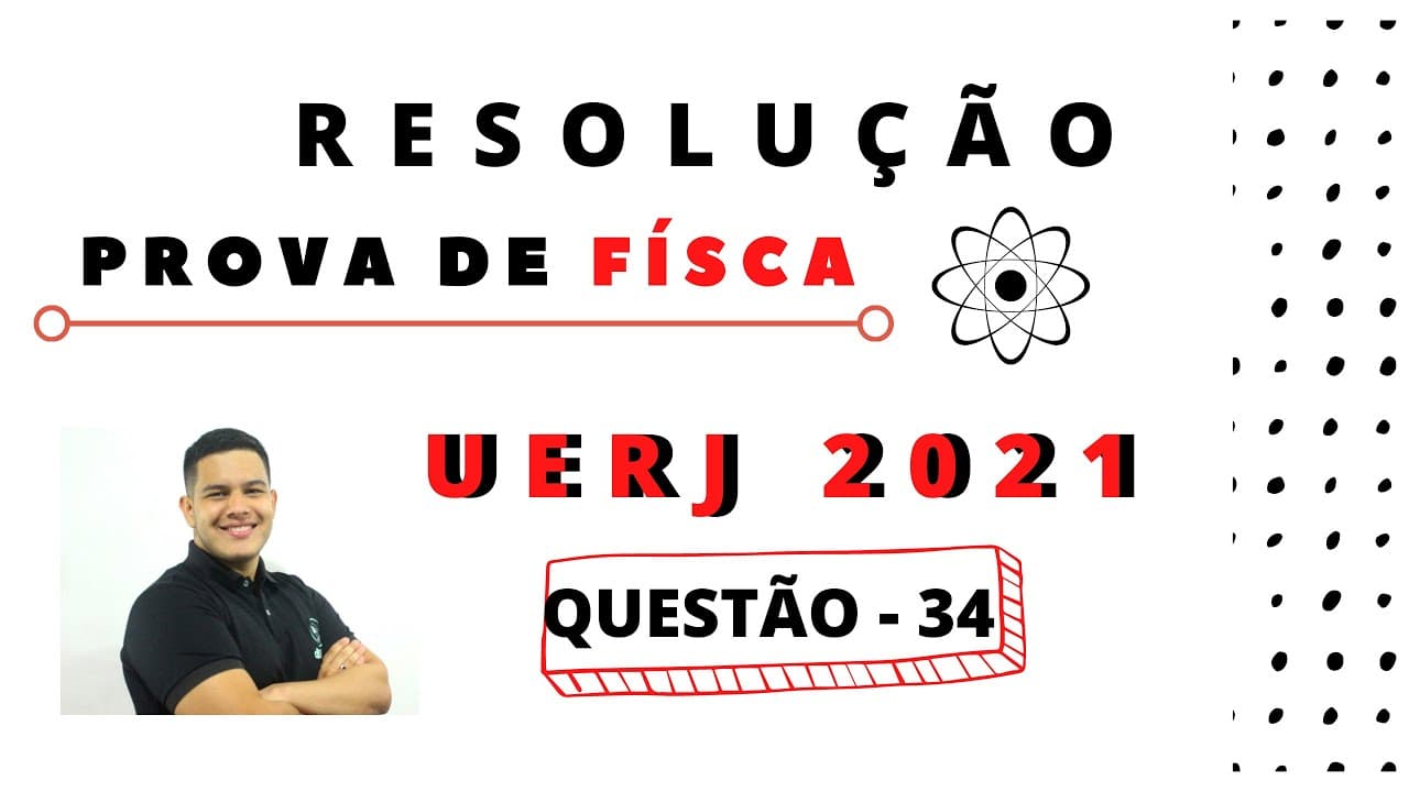 Thumbnail: Resolução da Prova de #Física UERJ 2021 - Questão 34