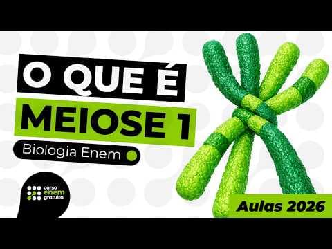 Thumbnail da aula: O QUE É MEIOSE 1 | Biologia para o Enem | Cláudia Aguiar