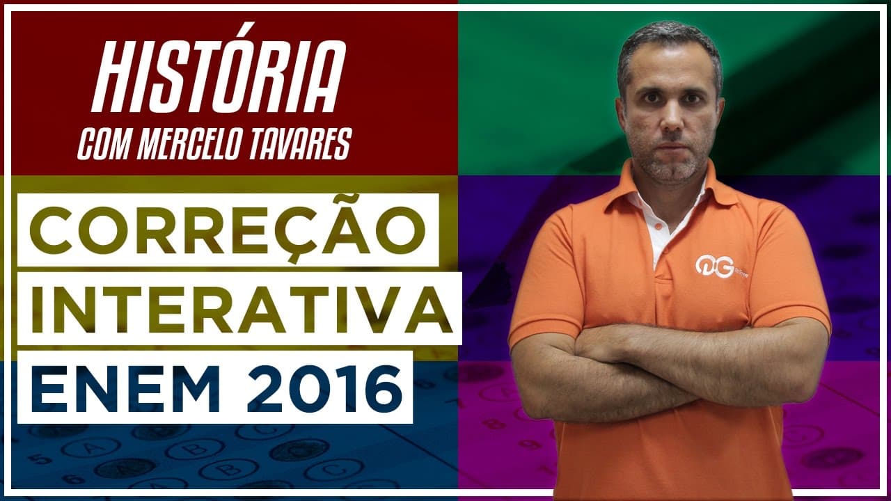 Thumbnail: Correção do ENEM 2016 - História com Marcelo Tavares
