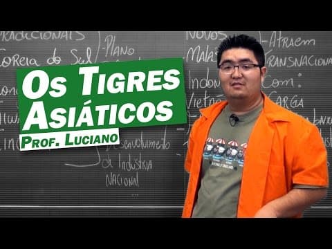 Thumbnail da aula: Geografia - Os Tigres Asiáticos