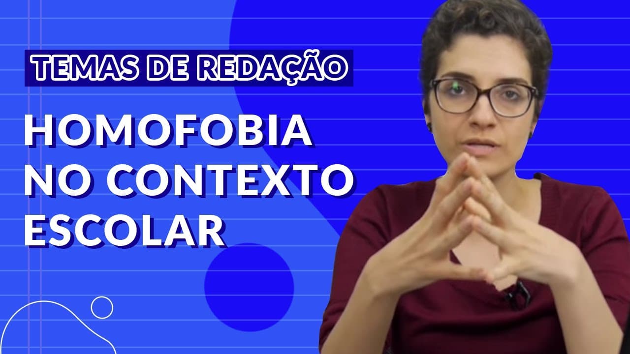 Thumbnail: Temas para redação do ENEM - Homofobia no contexto escolar brasileiro