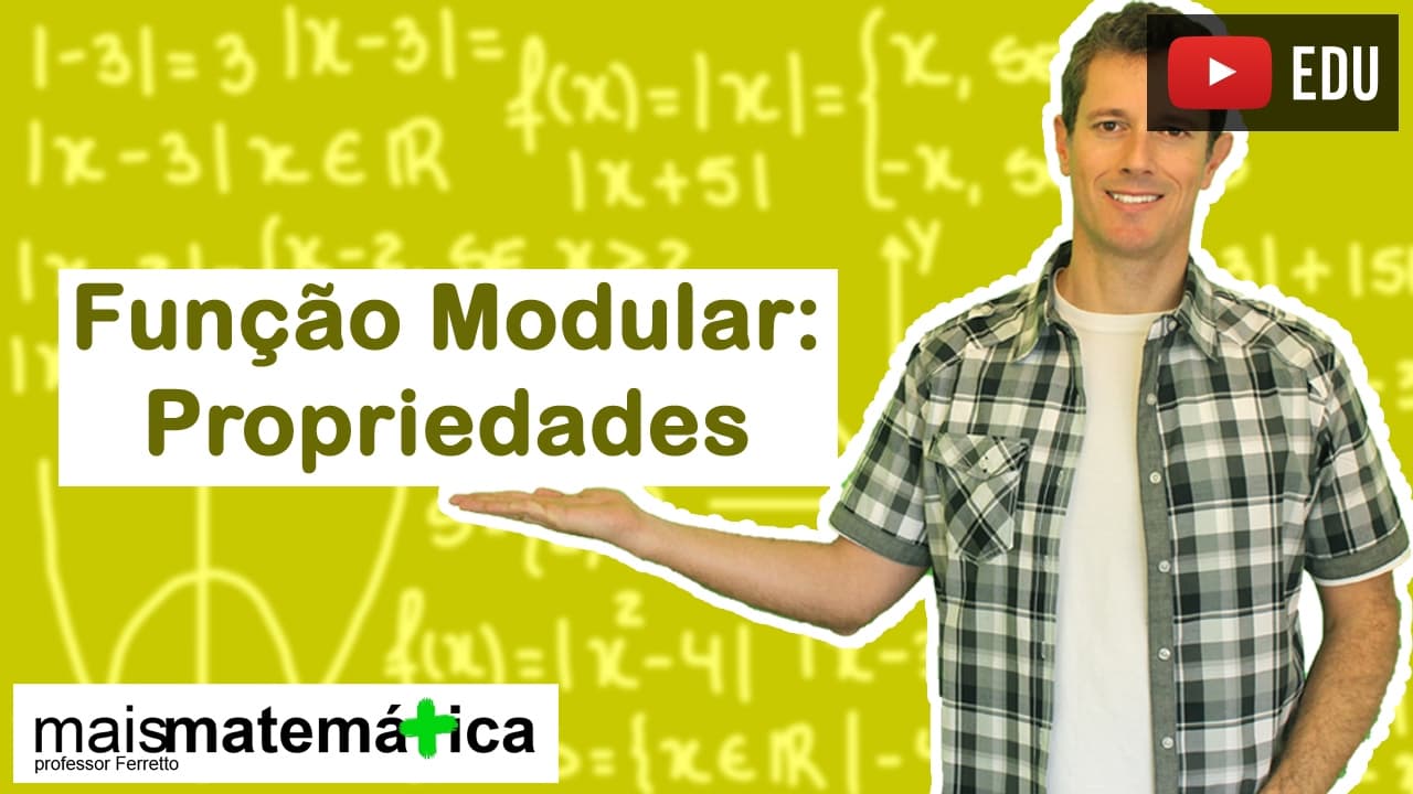 Thumbnail: Função Modular: Propriedades do Módulo (Aula 2 de 5)