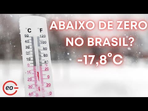Thumbnail da aula: Qual o lugar mais FRIO DO BRASIL? É possível isso?