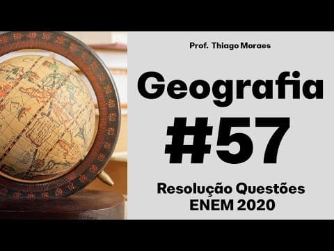 Thumbnail da aula: ENEM 2020 - No caso do Departamento de Defesa dos Estados Unidos, a ênfase está posta no traçado de