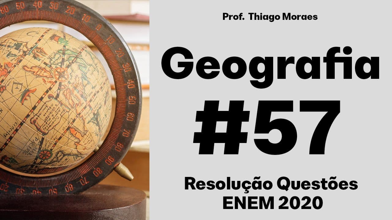 Thumbnail: ENEM 2020 - No caso do Departamento de Defesa dos Estados Unidos, a ênfase está posta no traçado de