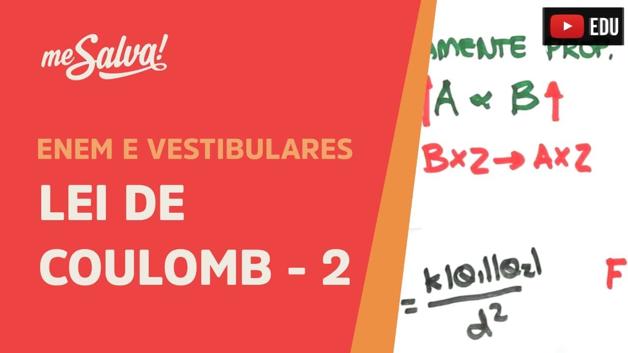 Thumbnail: Me Salva! ELT11 - Eletrostática - Lei de Coulomb (Parte 2)