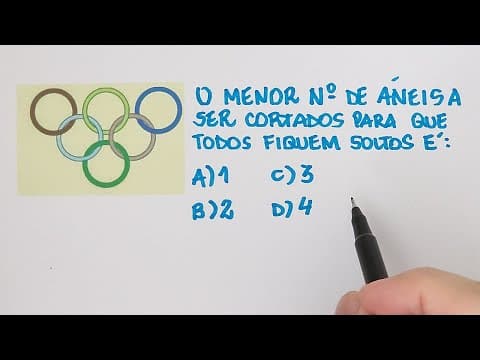 Thumbnail da aula: 🔥 HELP MATEMÁTICA BÁSICA | O problema dos anéis! 87% erram!