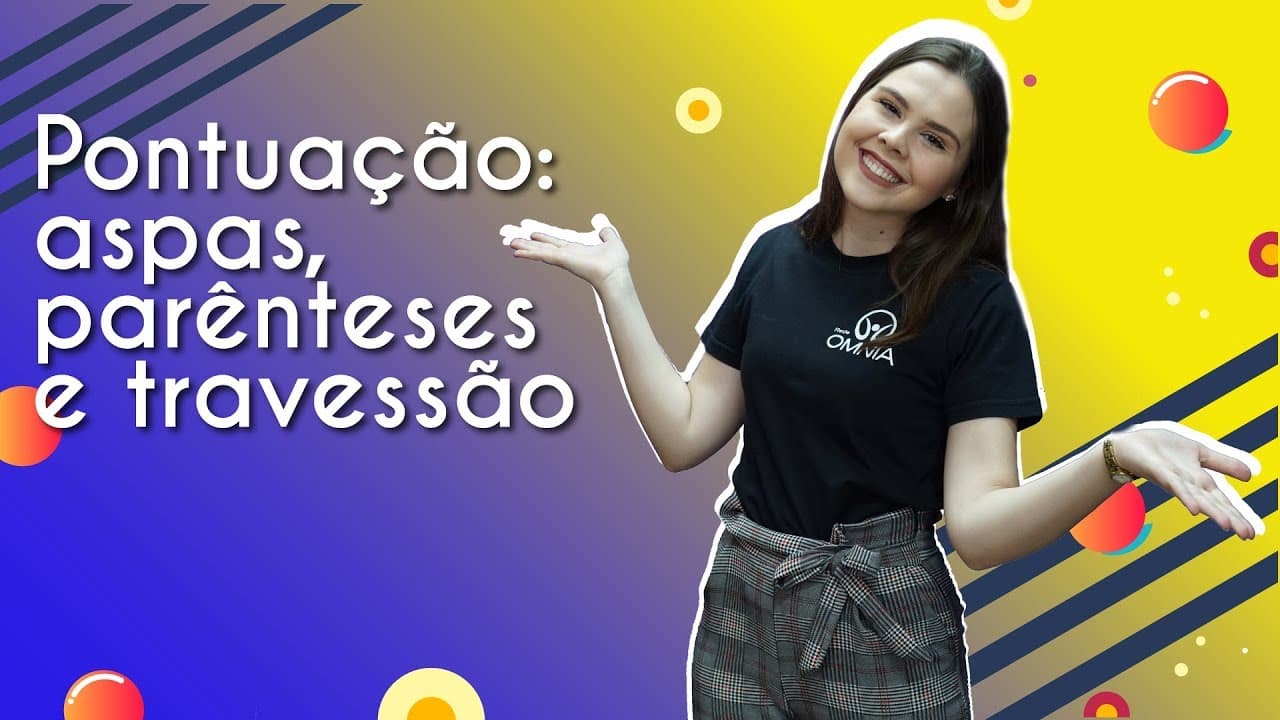 Thumbnail: Pontuação: aspas, parênteses e travessão - Brasil Escola