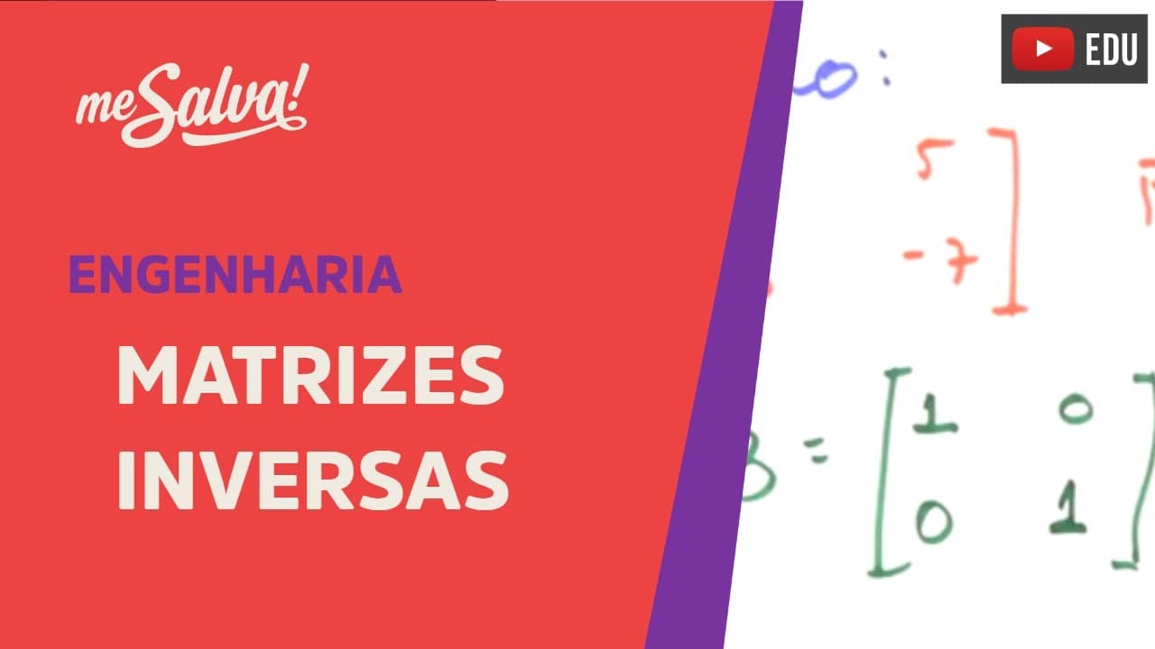 Thumbnail: Me Salva! Álgebra Linear - ALGMT05 - Matrizes Inversas