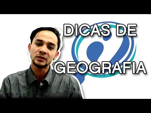 Thumbnail da aula: Dicas de Geografia - UFRGS