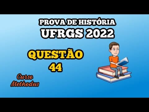Thumbnail da aula: 44 de 2022 da prova de história da UFRGS - Em 2021 duas décadas após os atentados de11 de setembro