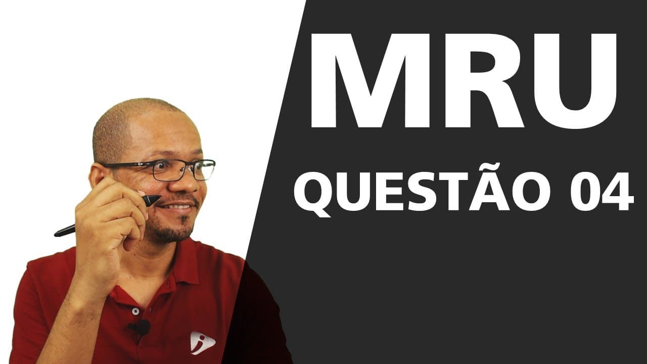 Thumbnail: Questão 4 - Movimento Retilíneo Uniforme - Questão resolvida