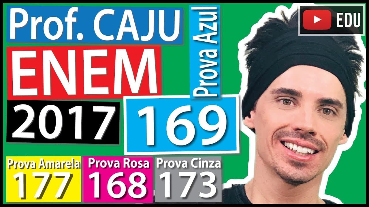 Thumbnail: [ENEM 2017] 169 📘 INTERPRETAÇÃO DE GRÁFICOS Quanto tempo você fica conectado à internet? Para