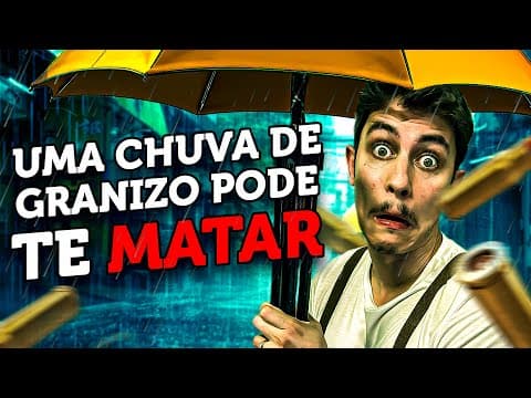 Thumbnail da aula: Por que a chuva de GRANIZO pode ser mais NOCIVA que um TIRO?