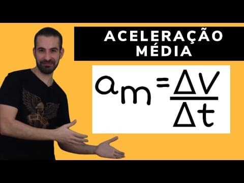 Thumbnail da aula: ACELERAÇÃO ESCALAR MÉDIA - [Cinemática do ZERO]