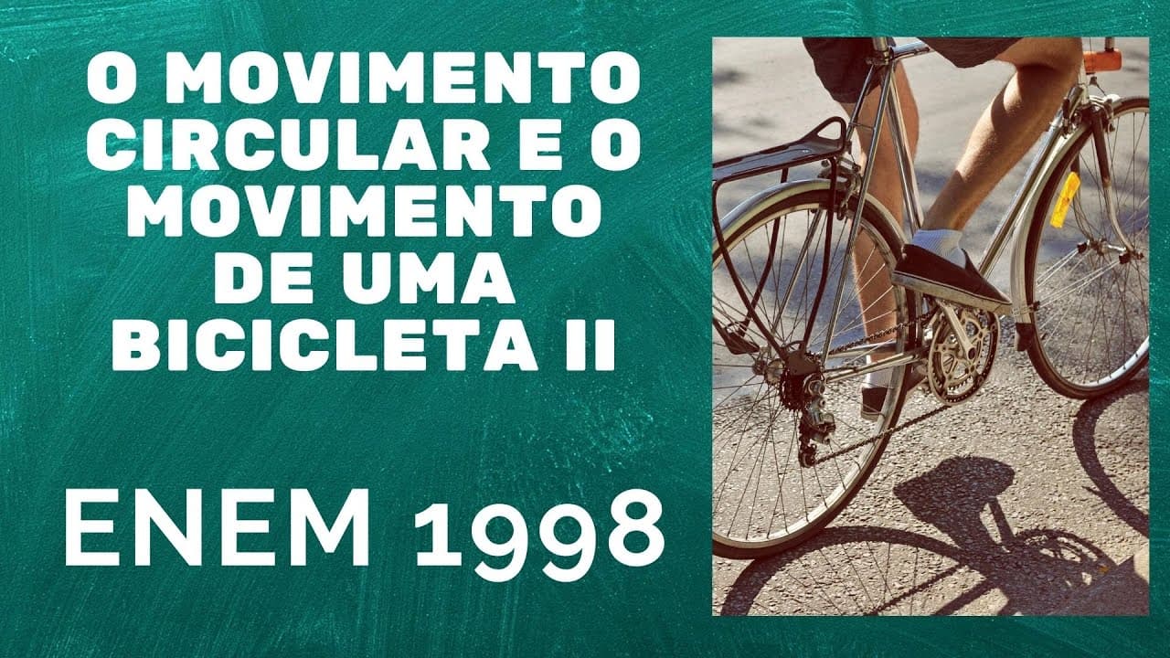 Thumbnail: ENEM 1998 - O movimento circular e o movimento de uma bicicleta 2