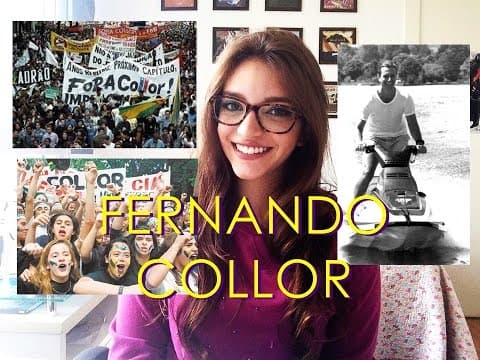 Thumbnail da aula: Resumo de História: FERNANDO COLLOR - governo e impeachment (Débora Aladim)