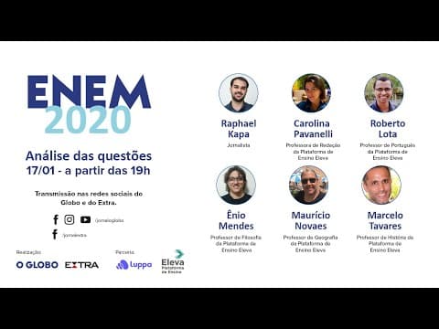 Thumbnail da aula: Enem 2020: análise e correção das questões