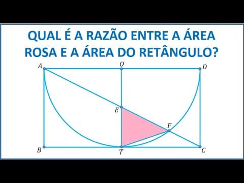 Thumbnail da aula: 💟 Razão entre Áreas (Desafio Olímpico) Difícil enxergar!  #44💟
