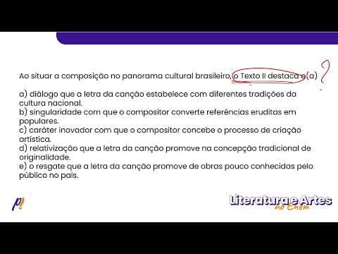 Thumbnail da aula: ENEM 2020 - Teoria Literária | É pau, é pedra, é o fim do caminho...