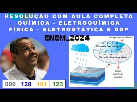 Thumbnail da aula: ENEM 2024 Q.128_AZUL_Placas solares comuns dependem de dias ensolarados para gerar energia. Mas